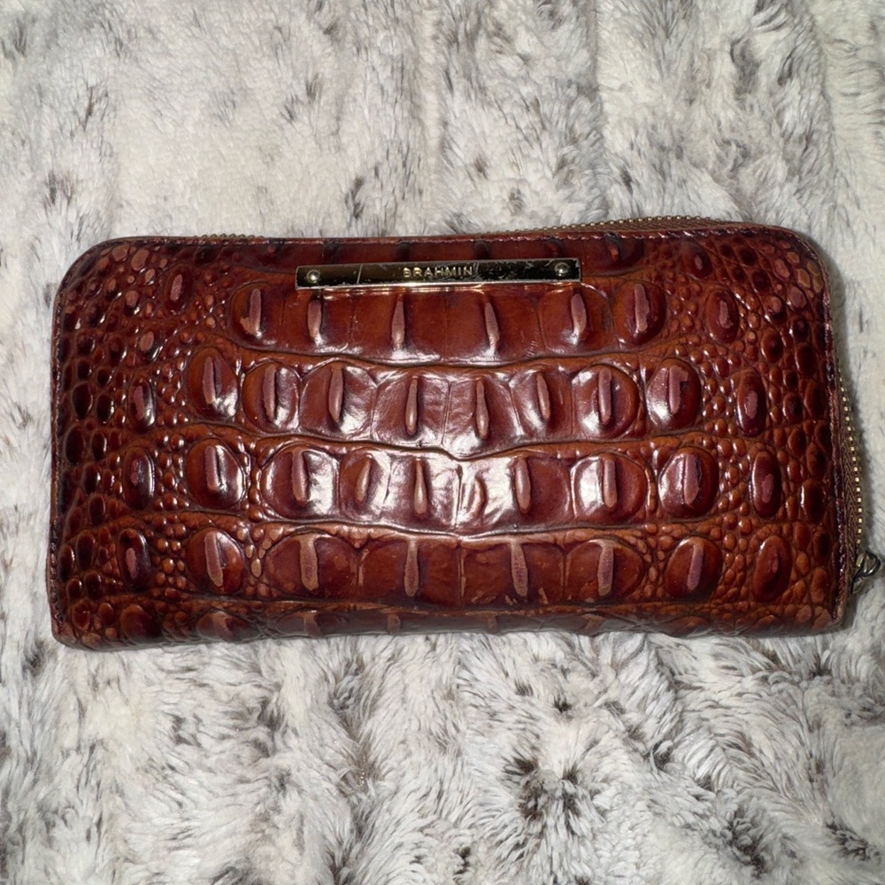 Brahmin Suri Pecan Melbourne Wallet